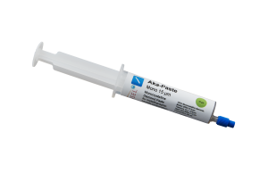 Akasel Aka-Paste Mono 15 µm – Monocrystalline diamond paste in a practical 10 ml tube with 500 ct/l concentration, optimized for consistent material removal and dependable results in metallographic applications.