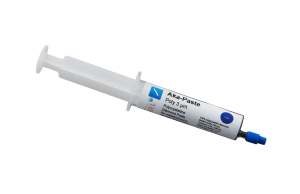 Akasel Aka-Paste Poly 3 µm – Polycrystalline diamond paste in a practical 10 ml tube, optimized for high material removal rates and outstanding surface quality during accurate polishing.