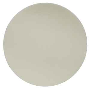Akasel Aka-Moran polishing cloth in cream-white, self-adhesive and crafted from soft, woven wool material. Ideal for consistent polishing of large samples in metallography.