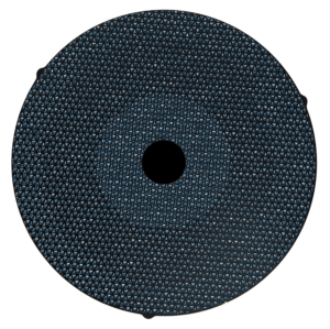Akasel Aka-Piatto 600 grinding disc, dark blue with a wear-optimized design. Enhanced density at the center and edges ensures consistent wear and prolonged durability. Measuring 250 mm in diameter, it is specially designed for metallographic fine grinding, perfect for samples with a hardness of 150 HV – 2000 HV.