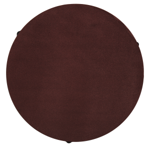 Akasel Mag-Napal polishing cloth in dark brown, with a magnetic backing disc. Crafted from soft, flocked viscose material for the final polishing of all materials.