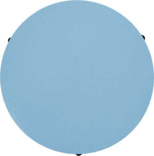 Akasel Mag-Plural polishing cloth in light blue, with a magnetic backing, crafted from soft, flocked viscose material. Ideal for fast polishing of steels and sintered hard metals.