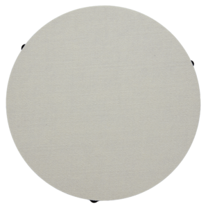 Akasel Mag-Moran-U polishing cloth in light gray, with a magnetic backing. Crafted from soft, woven wool material, perfect for polishing and final polishing of metals.