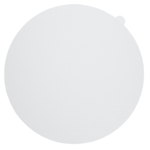 Chiffon de polissage Akasel Aka-Silk d'un blanc éclatant, autocollant, en soie naturelle tissée. Parfait pour le polissage et le polissage final en métallographie.