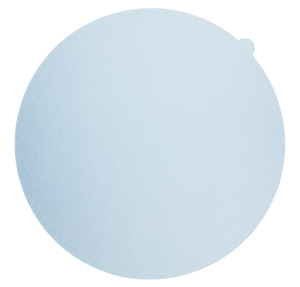 Akasel Aka-Ramda polijstvilt in lichtblauw, zelfklevend en gemaakt van hard, geweven acetaatweefsel. Perfect voor nauwkeurige diamantpolijsting in de metallografie.